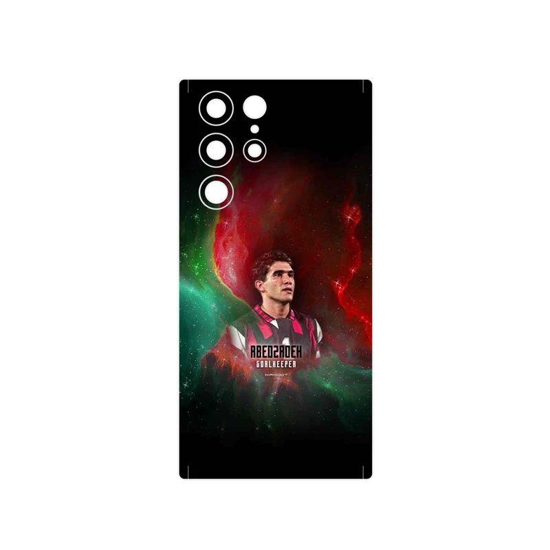 برچسب پوششی ماهوت مدل Ahmad Reza Abedzadeh مناسب برای گوشی موبایل سامسونگ Galaxy S22 Ultra 5G