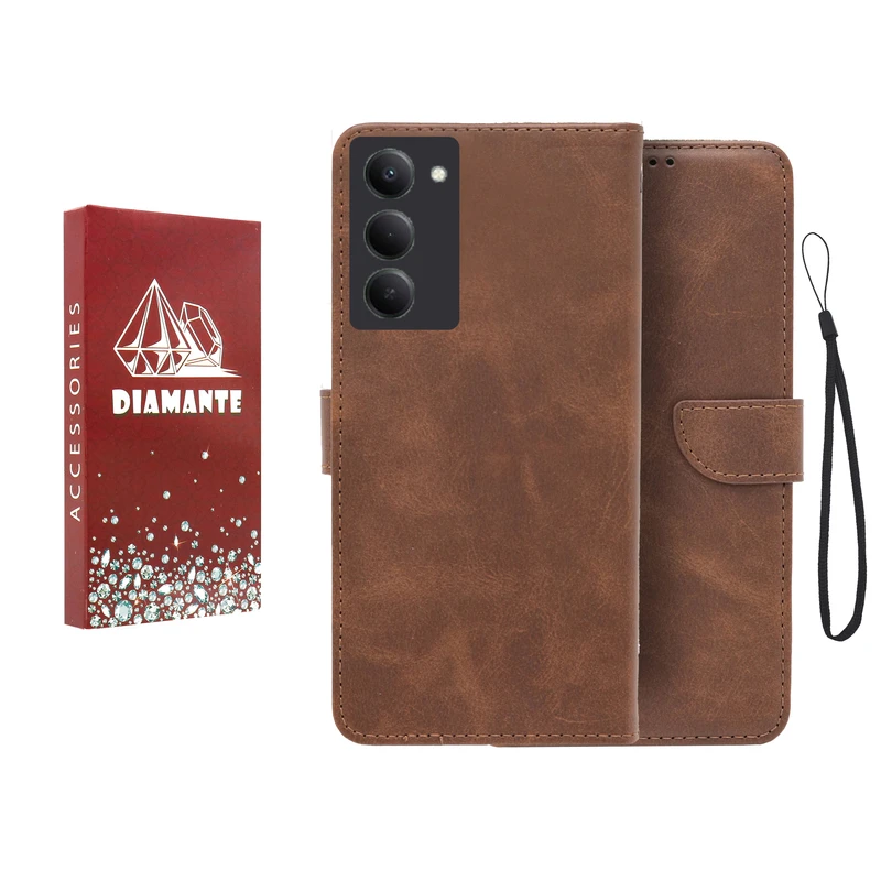 کیف کلاسوری دیامانته مدل جاکارتی بندار  مناسب برای گوشی موبایل شیائومی Redmi 15 