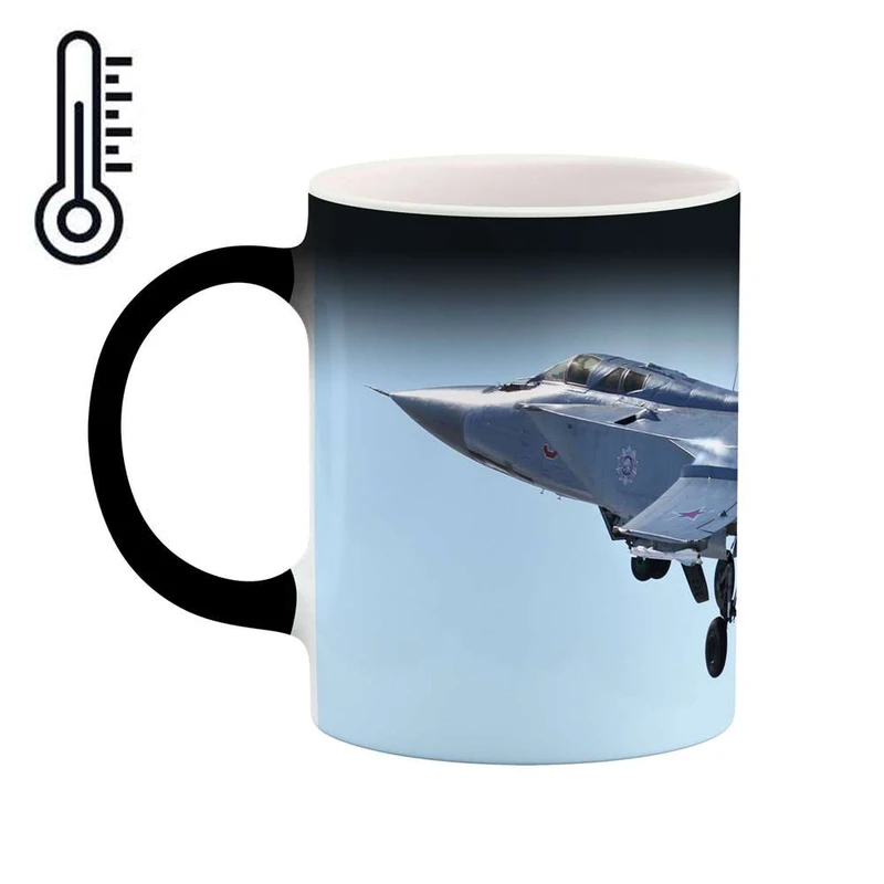 ماگ حرارتی کاکتی مدل هواپیمای جنگنده کد mgh10645