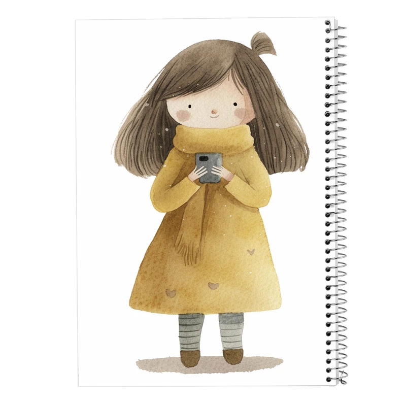 دفتر مشق 50 برگ مدوپد مدل دخترانه کد DF15778