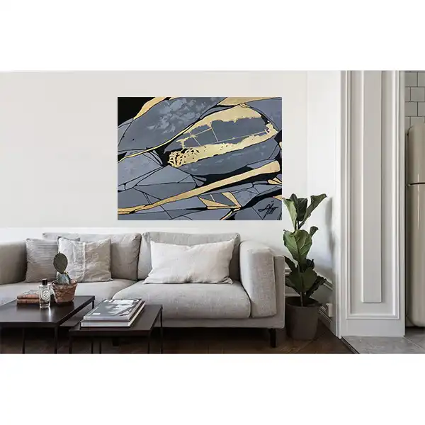 تابلو نقاشی اکریلیک مدل انتزاعی کد 0060