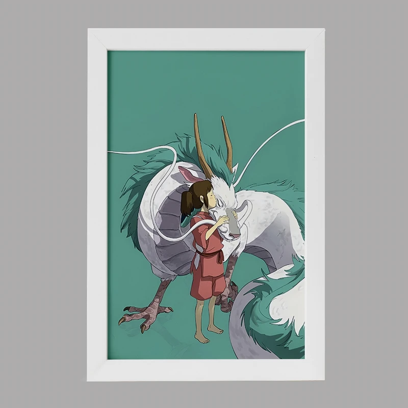 تابلو خندالو مدل انیمه شهر اشباح (Spirited Away) کد F3468