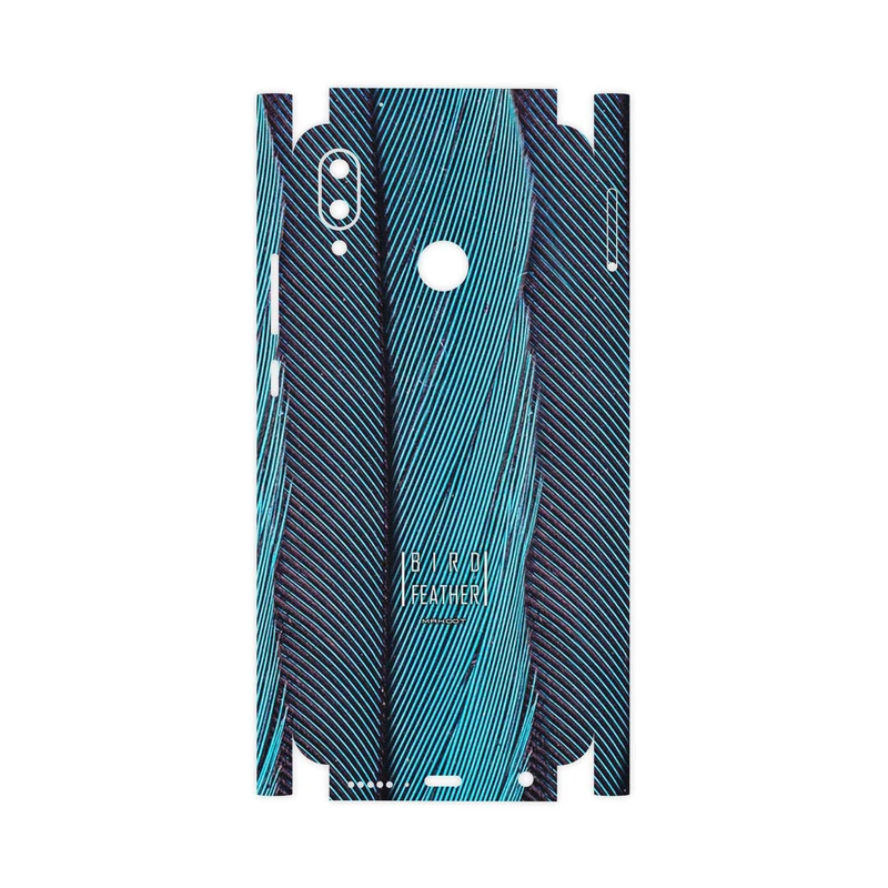 برچسب پوششی ماهوت مدل Turquoise feathers-FullSkin مناسب برای گوشی موبایل هوآوی Nova 3e