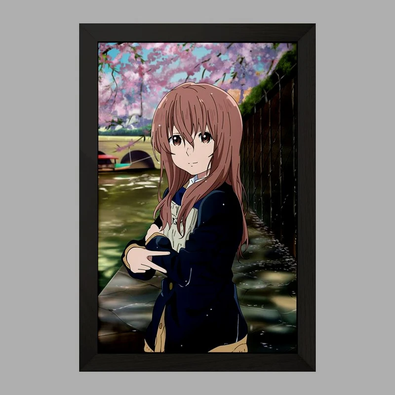 تابلو خندالو مدل شوکو نیشیمیا انیمه سایلنت ویس A Silent Voice  کد 15805
