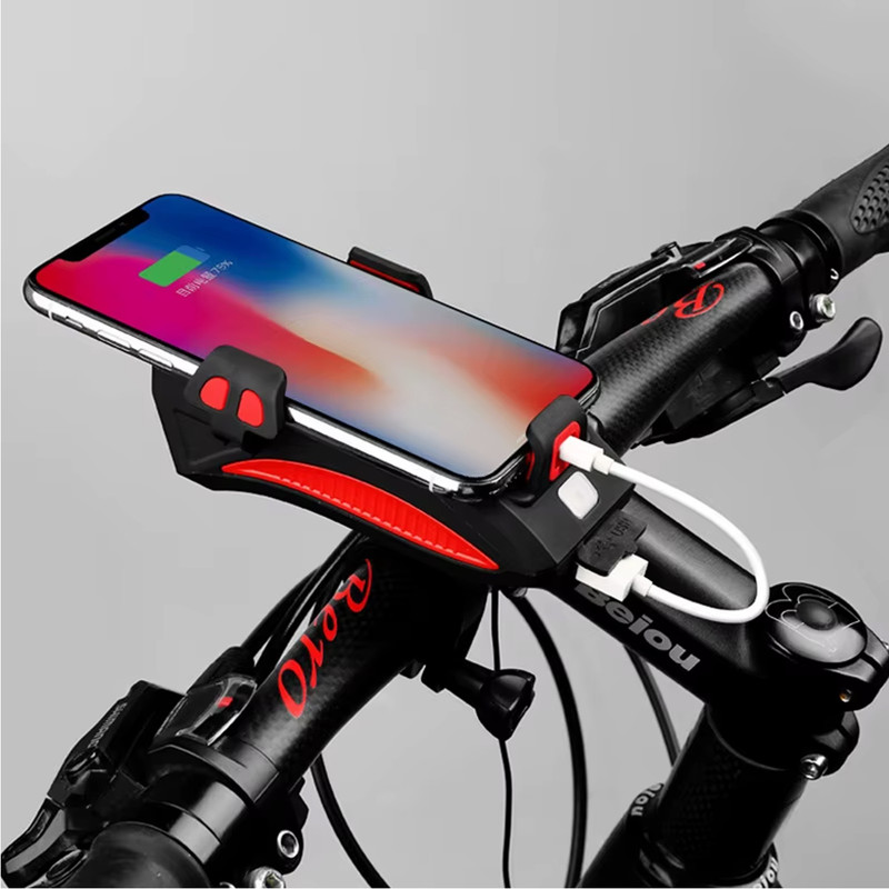 چراغ جلوی دوچرخه مدل 3 کاره کد 2000MAH