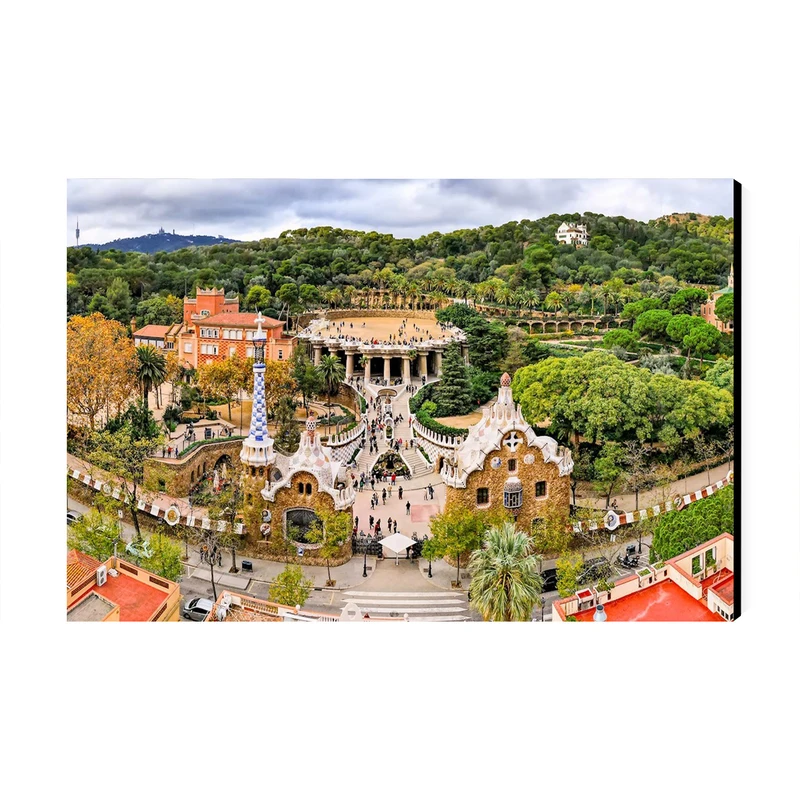 تابلو شاسی عرش طرح گردشگری اسپانیا مدل پارک گوئل کد As6391