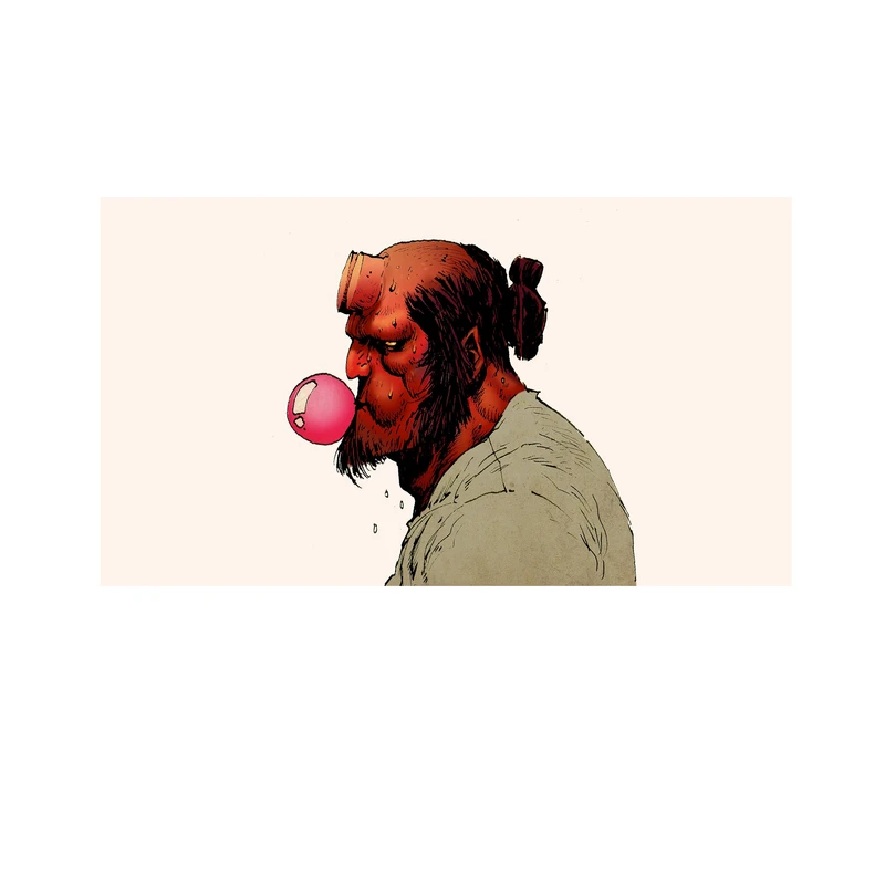 استیکر لپ تاپ و موبایل مدل سریال طرح فیلم پسر جهنمی hellboy کد 2162