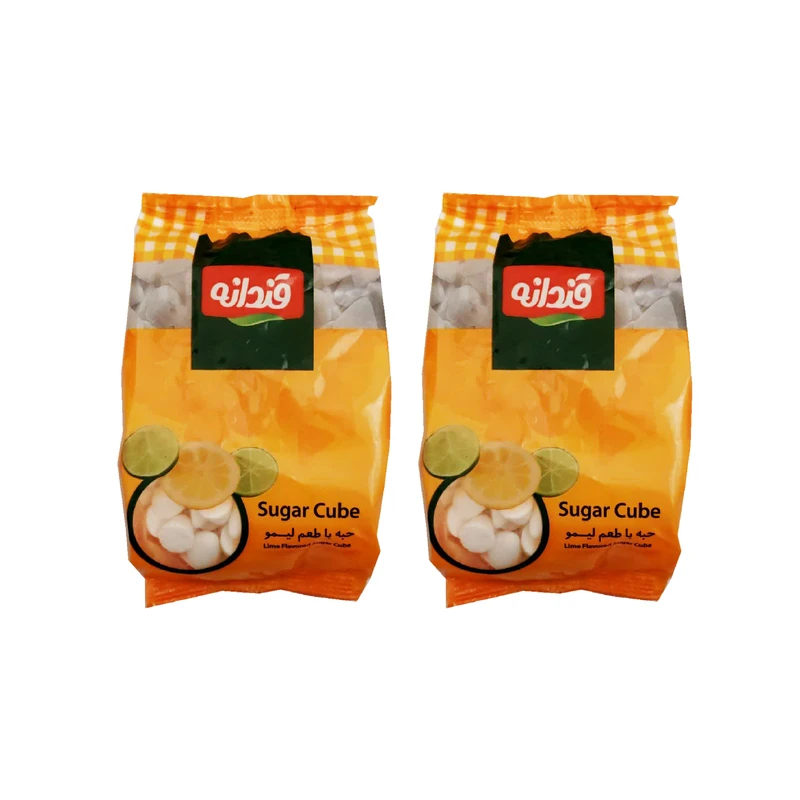 حبه قند با طعم لیمو قندانه - 350 گرم بسته 2 عددی