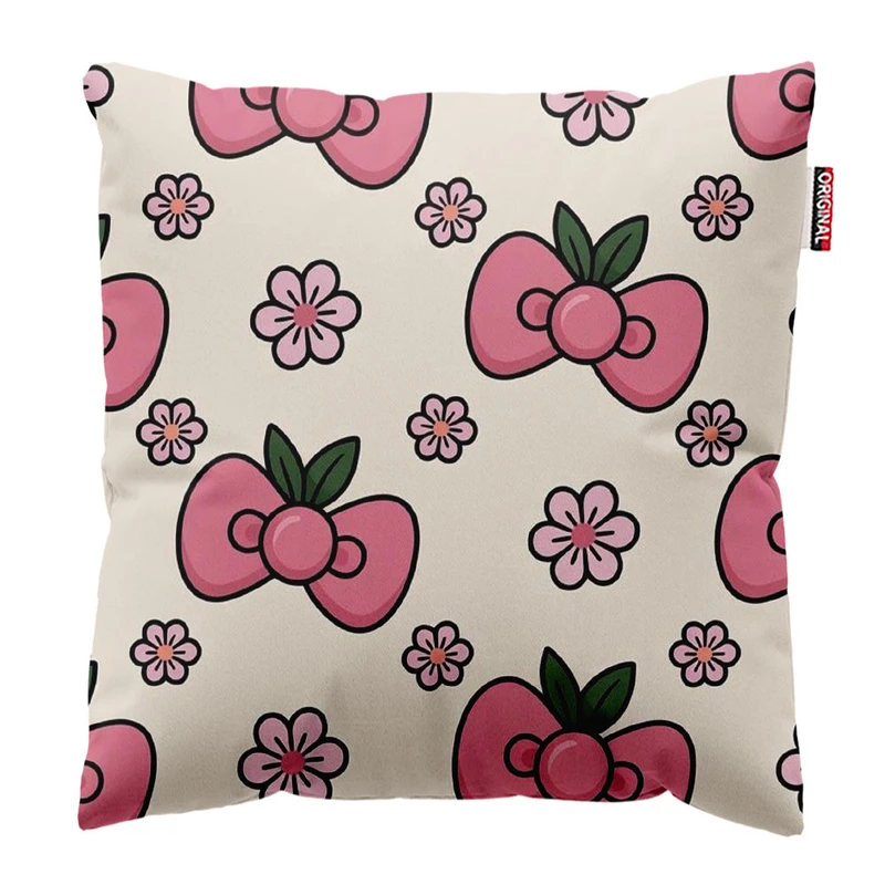 کوسن پاد آفرین طرح گل کد 3227 سایز 30*30 سانتی متر