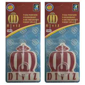 خوشبو کننده خودرو مدل Diviz-Coffee بسته 2 عددی
