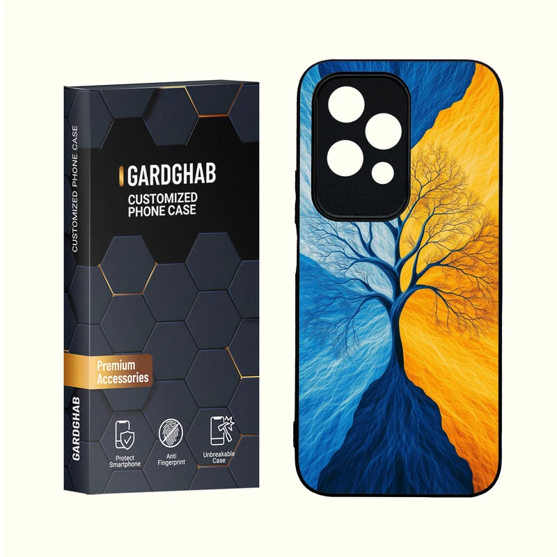 کاور گارد قاب مدل دورژله ای پشت گلس هنری مناسب برای گوشی موبایل آنر Honor 200 Lite 5G