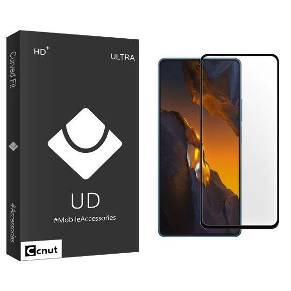 محافظ صفحه نمایش شیشه ای کوکونات مدل UDB مناسب برای گوشی موبایل شیائومی Poco F5