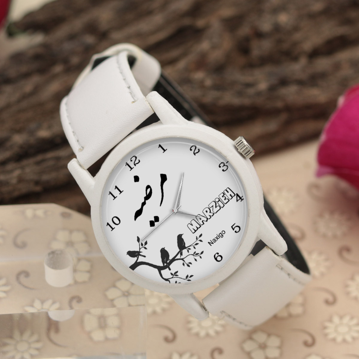 ساعت مچی عقربه ای زنانه ناکسیگو طرح مرضیه کد LF3454 ساعت مچی عقربه ای زنانه ناکسیگو طرح مرضیه کد LF3454