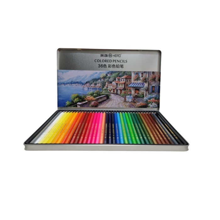مدادرنگی 36 رنگ هیرو مدل حرفه ای کد 77636B