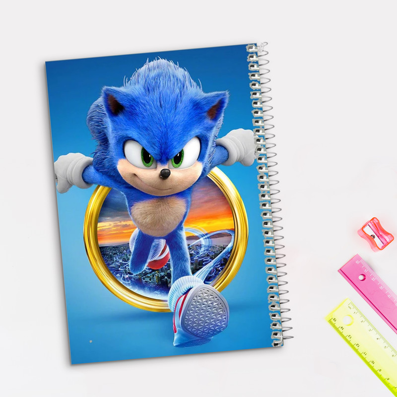 دفتر مشق 100 برگ طرح سونیک کد m283