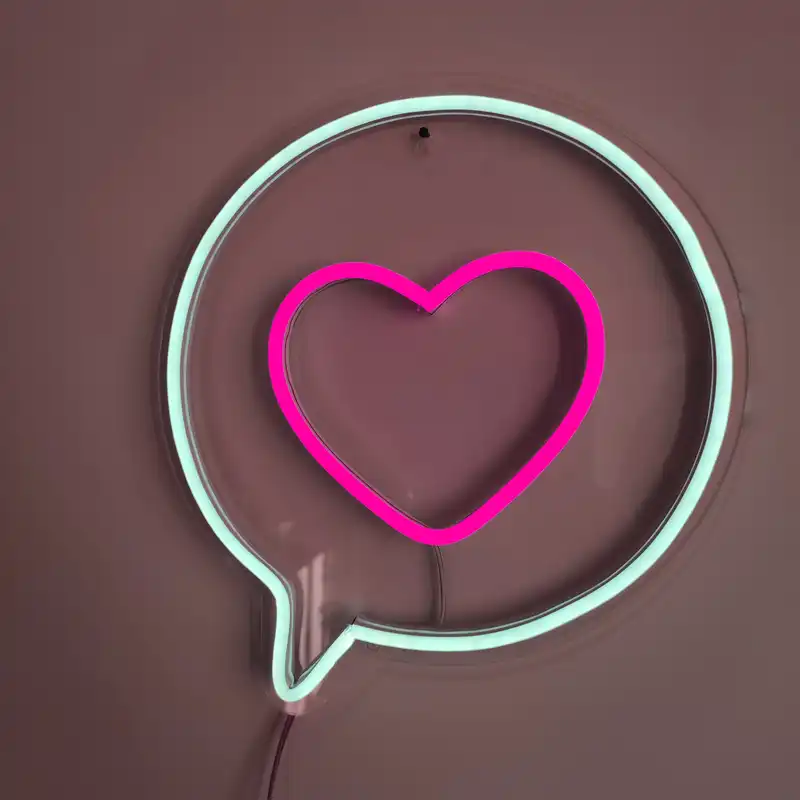 چراغ تزئینی طرح پیام قلب