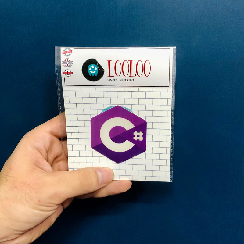 استیکر لپ تاپ لولو طرح برنامه نویسی c کد 399 1