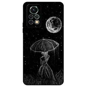 Megafone Girl and Moon 1369 Cover For Infinix Note 11s