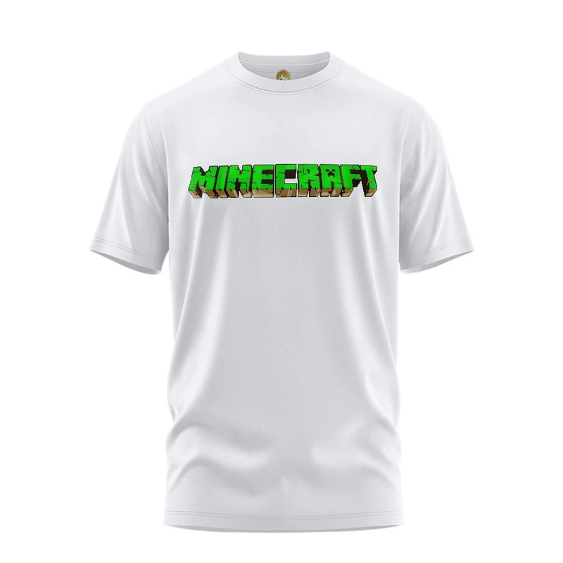 تی شرت آستین کوتاه مردانه هومرو مدل TW022 طرح بازی ماینکرافت