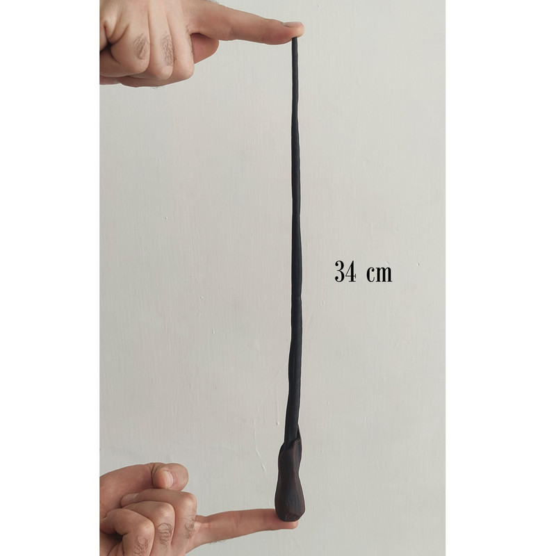 اسباب بازی زینتی مدل چوب دستی هری پاتر طرح رون ویزلی به همراه کارت قطار