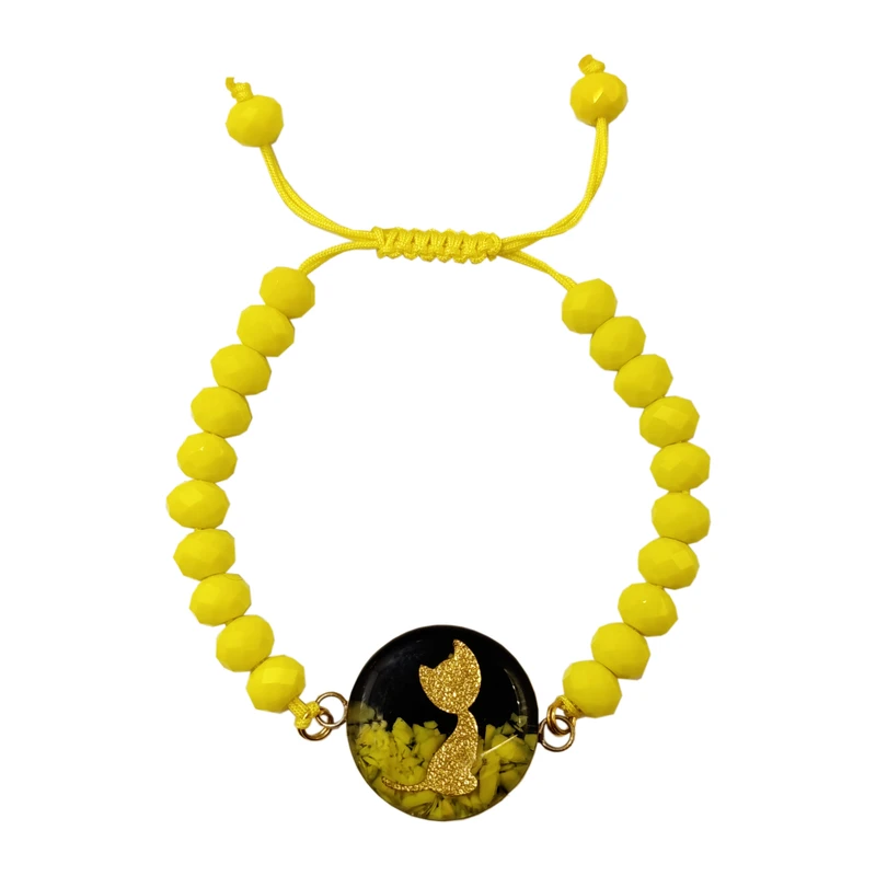 دستبند سنگی زنانه آلتین هنر بزازیان مدل گربه