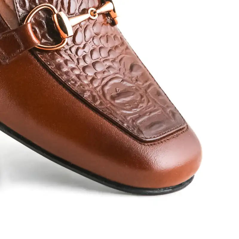 کفش زنانه چرم یلسان مدل سرنا کد GAN-621-asl