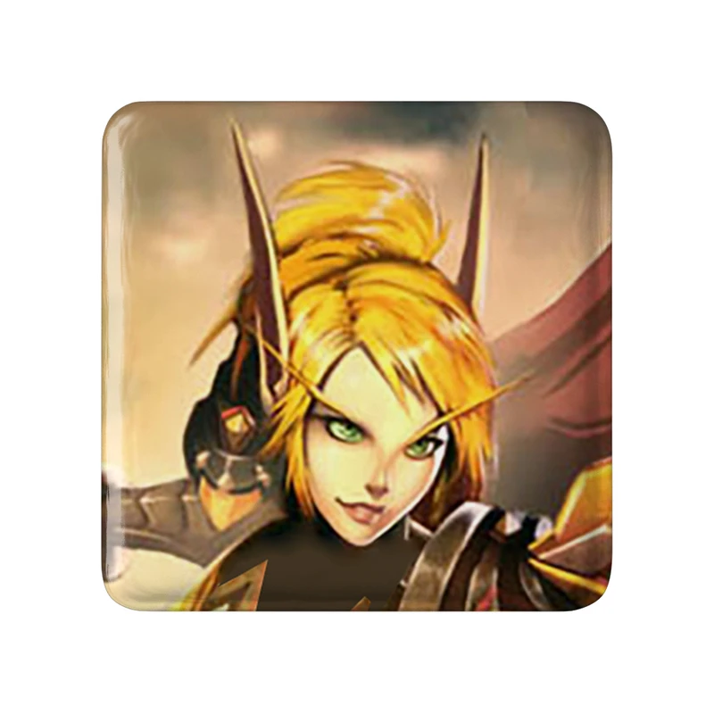 مگنت خندالو طرح بازی دنیای وارکرفت (World of Warcraft) مدل مربعی کد 31838