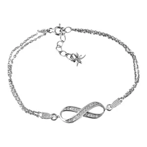 دستبند نقره مدوکلاس كد 180318