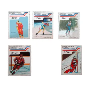 تمبر یادگاری مدل ورزشی کد bc-1674 مجموعه 5 عددی