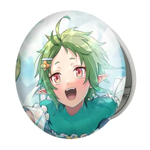 آینه جیبی خندالو طرح سیلفیت انیمه موشوکو تنسی مدل تاشو کد 24127 