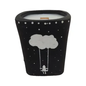 شمع لیوانی مدل وینتیج لاوندر 05