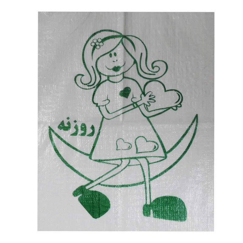 الگو فرشینه بافی روزنه طرح دختر عاشق کد 33