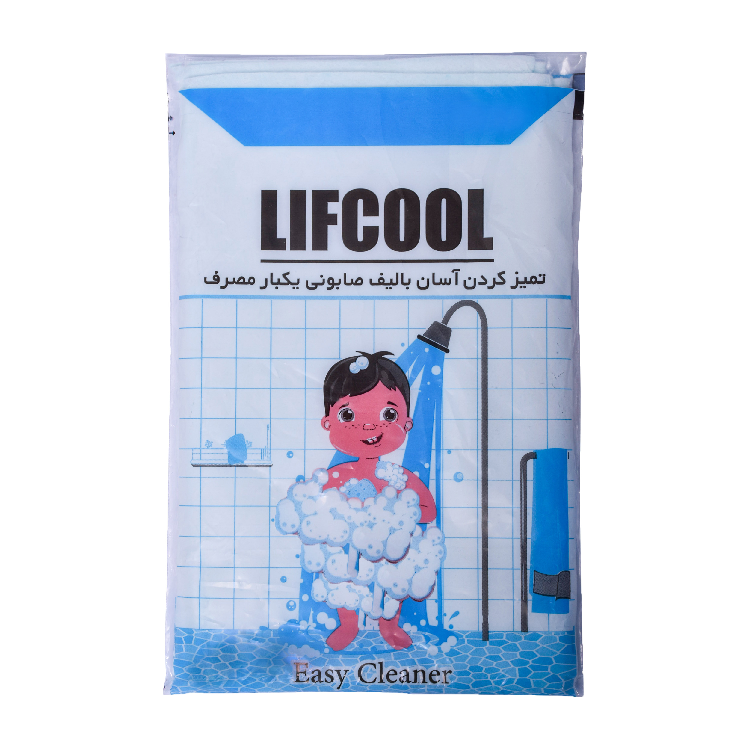 لیف دستکشی لیف‌کول مدل Eazy Cleaner یکبار مصرف بهداشتی بسته 10 عددی
