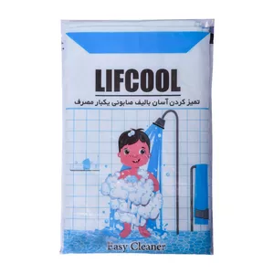 لیف دستکشی لیف‌کول مدل Eazy Cleaner یکبار مصرف بهداشتی بسته 10 عددی