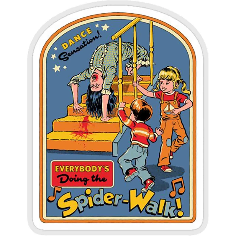 استیکر لپ تاپ طرح everybody doing the spider walk کد ST593