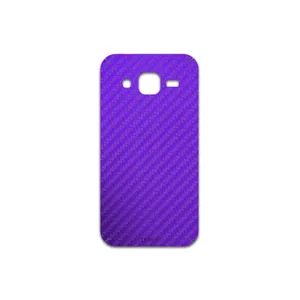 MAHOOT Purple-Fiber Cover Sticker for Samsung Galaxy Core Prime