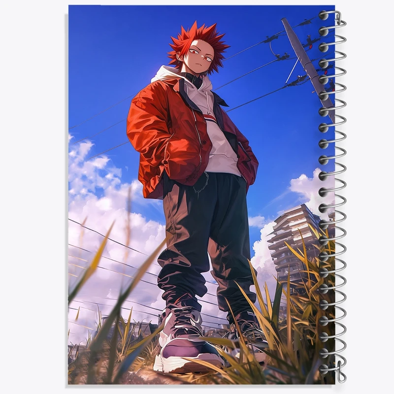 دفتر شطرنجی 50 برگ خندالو مدل انیمه آکادمی قهرمان من کد F2853