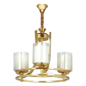  لوستر سه شعله چشمه نور کد N2667/3-G