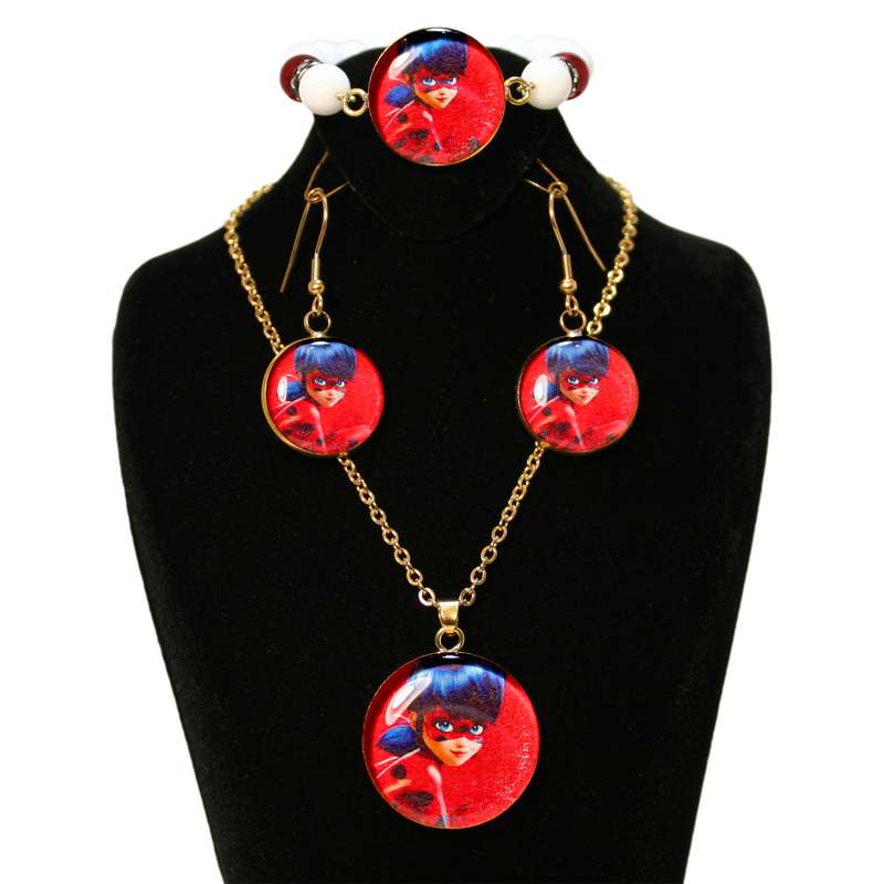 نیم ست دخترانه مدل دختر کفشدوزکی کد 217 نیم ست دخترانه مدل دختر کفشدوزکی کد 217