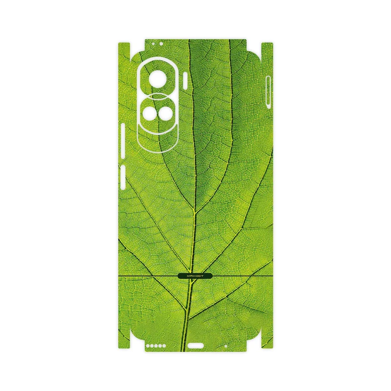 برچسب پوششی ماهوت مدل Leaf_Texture-FullSkin مناسب برای گوشی موبایل آنر 90 Lite