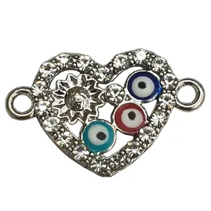 آویز دستبند مدل چشم و نظر رنگین AD 436