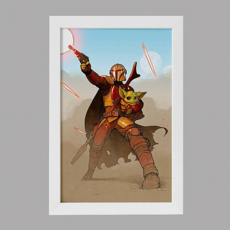 تابلو خندالو مدل جنگ ستارگان (Star Wars) کد F214