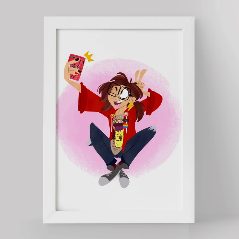 تابلو خندالو مدل میچل ها علیه ماشین ها کد 1393