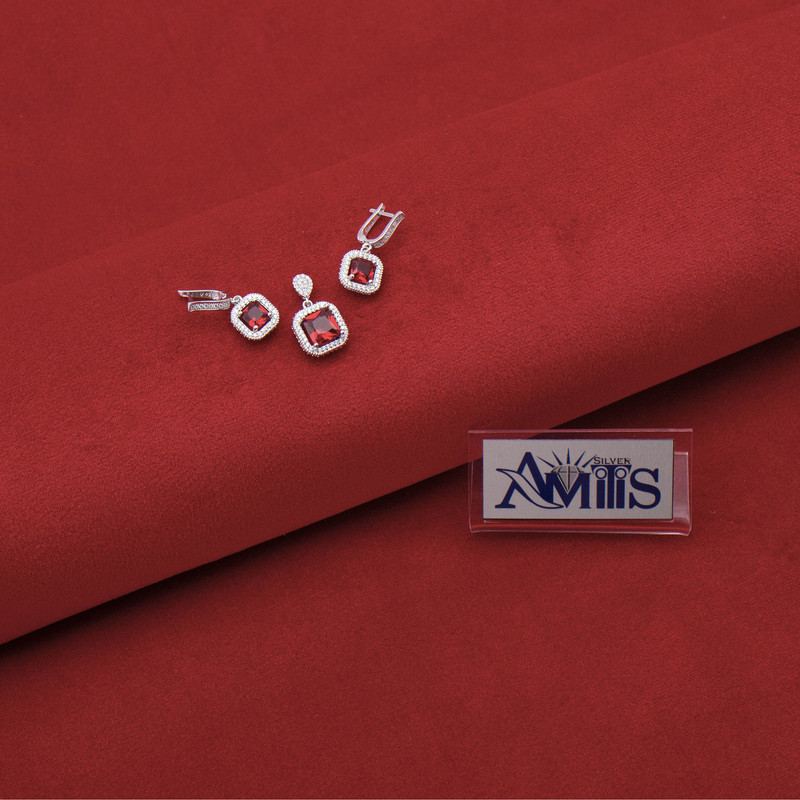 نیم ست نقره زنانه مدل AVN-N222