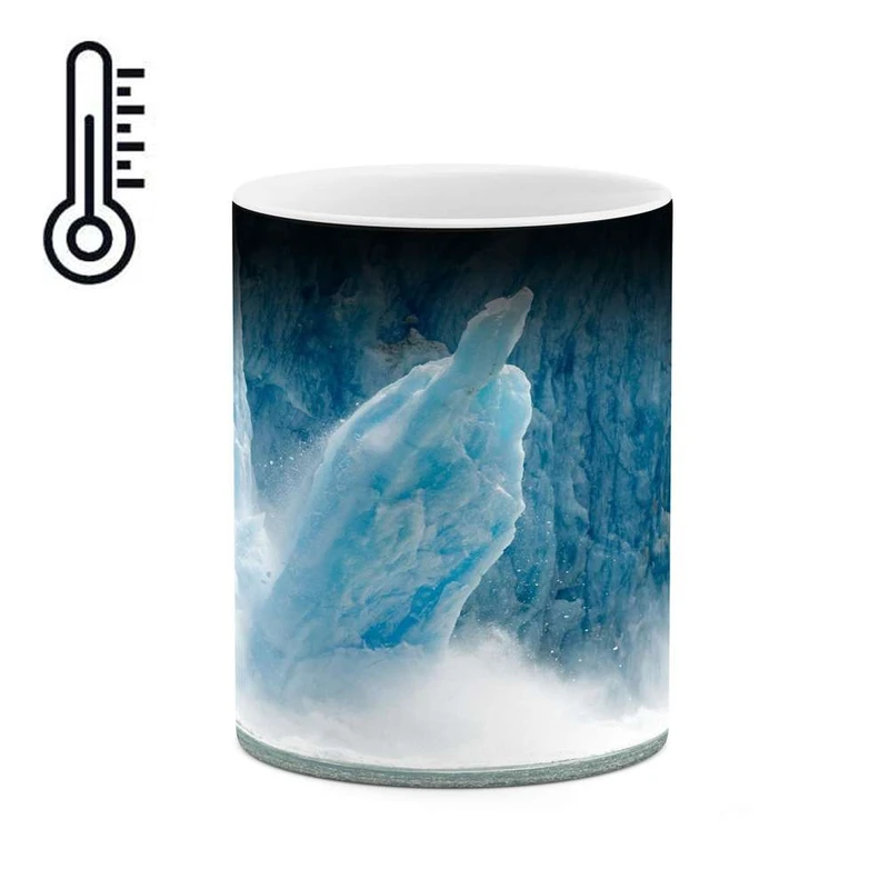 ماگ حرارتی کاکتی مدل منظره برفی کد mgh15056