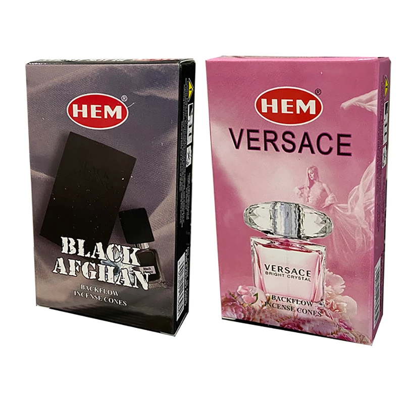 عود هم مدل آبشاری رایحه بلک افغان و ورساچ دو بسته 10 عددی