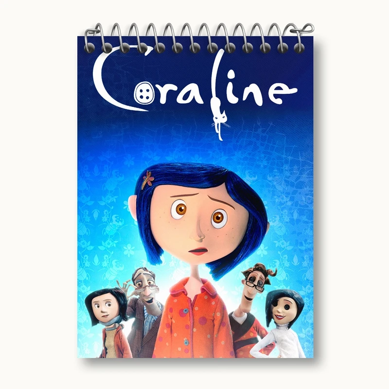 دفتر یادداشت 50 برگ خندالو مدل کورالاین Coraline کد 20767