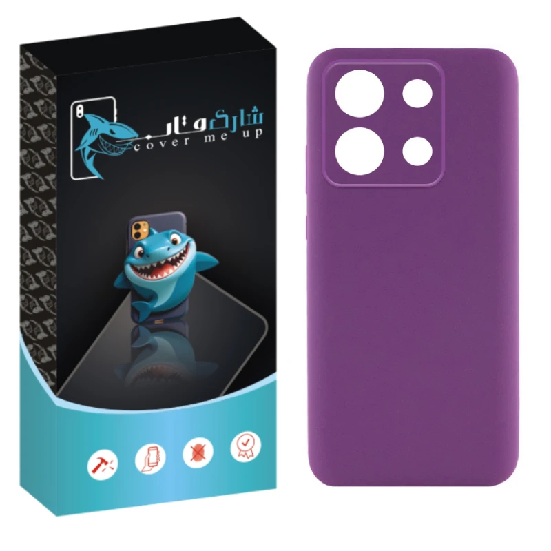 کاور شارک قاب مدل SILIK ORG مناسب برای گوشی موبایل شیائومی Poco M6 Pro 4G