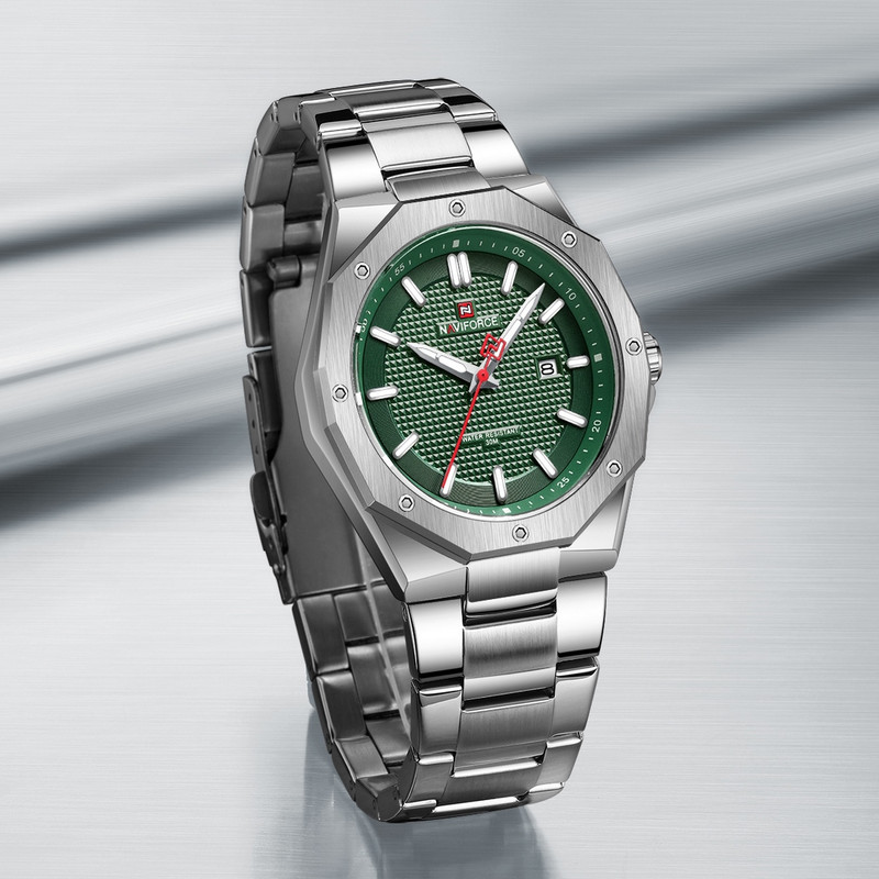 ساعت مچی عقربه‌ای مردانه نیوی فورس مدل NF9200S SGN