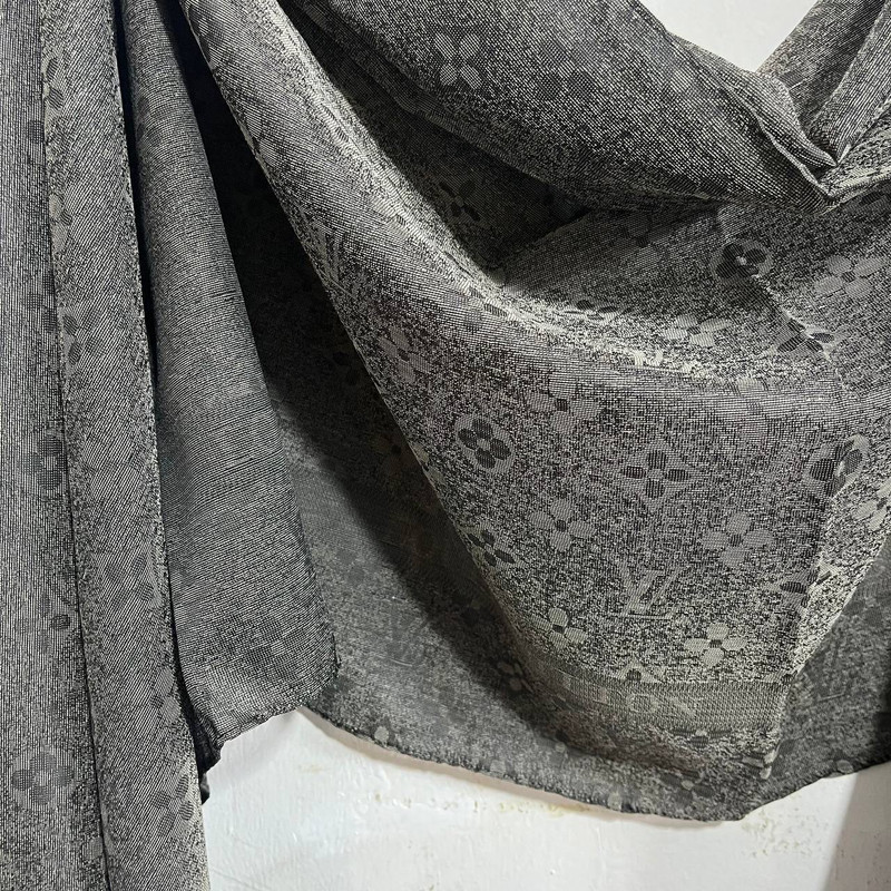 شال زنانه مدل نخی کشمیر مزونی طرح ال وی